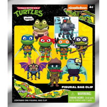 MONOGRAM 63445 TMNT CLASSIC 3D FOAM BAG CLIP SERIES 5