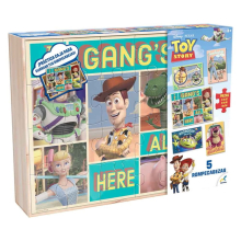 IMEX JCA-5058 PUZZLE TOY STORY 5 EN 1 MADERA