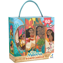 IMEX JCA-5107 PUZZLE 4 EN 1 MOANA 2 60 PIEZAS