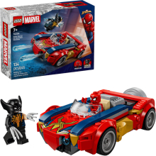 LEGO 76336 MARVEL AUTO DE SPIDER MAN VS WOLVERINE VENOMIZADO