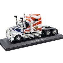 MAGAZINE G1470002 1:43 2015 WESTERN STAR 4900 TRUCK * AMERICAN EAGLE * , WHITE RED BLUE