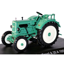 MAGAZINE TRACTORACKERGR 1:43 1956 TRACTOR MAN ACKERDIESEL A25, GREEN