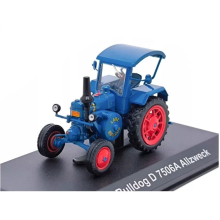 MAGAZINE TRACTORBULLDOGBL 1:43 1952 TRACTOR LANZ BULLDOG D7506A ALLZWECK, BLUE