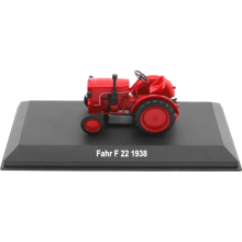 MAGAZINE TRACTORF22RE 1:43 1938 TRACTOR FAHR F22, RED