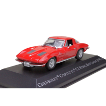 MAGAZINE USCORVETTE 1:43 1963 CHEVROLET CORVETTE C2 STING RAY COUPE, RED