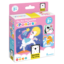 BANANAPANDA 49204 PUZZLE PONIES 45 PIEZAS