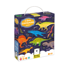 BANANAPANDA 49263 I LOVE DINOSAURS PUZZLE 60 PIEZAS