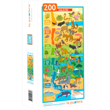 LAPUZZLERA PUZZLE ZONAS DE CHILE 200 PIEZAS