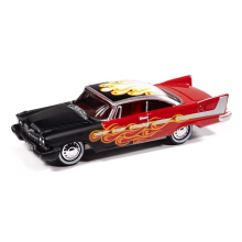 JOHNNY JLSP416A 1:64 1958 PLYMOUTH FURY ( KUSTOMIZED ) RED ORANGE YELLOW