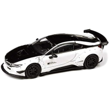 PARAGON 55151 1:64 LIBERTY WALK BMW I8 BLACK & WHITE