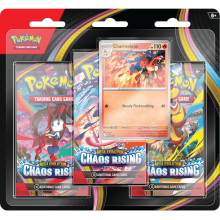 POKEMON COMPANY 10401-120 TCG MEGA EVOLUTION CHAOS RISING 3 PACK BLISTER INGLES