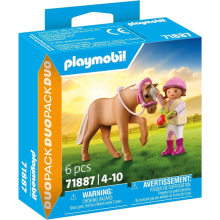 PLAYMOBIL 71887 NI�A CON PONI