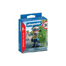 PLAYMOBIL 72029 OFICIAL DE POLICIA CON DETECTOR DE VELOCIDAD