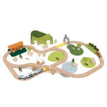 CLASSICWORLD 50617 NATURAL TRAIN SET