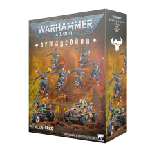 WARHAMMER 99120103126 40000 ARMAGEDDON BATTALION ORKS