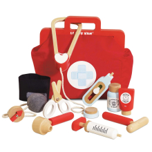 LETOYVAN TV292 VINTAGE DOCTOR ROLEPLAY WOODEN KIT 10 PIEZAS