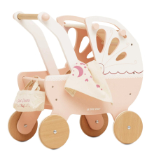 LETOYVAN TV322 RETRO WOODEN DOLL PRAM