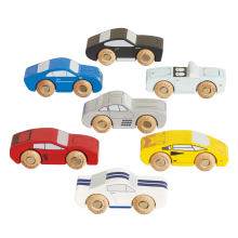LETOYVAN TV445 CLASSIC WOODEN SPORTS CARS 7 PIEZAS