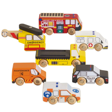 LETOYVAN TV446 EMERGENCY HELICOPTER AND RESCUE CARS 7 PIEZAS