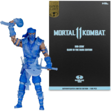 MCFARLANE 11097 MORTAL KOMBAT 11 SUB - ZERO GLOW IN THE DARK EDITION GOLD LABEL ACTION FIGURE