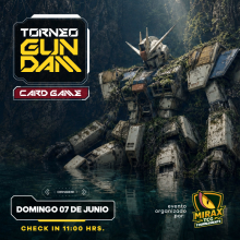 BANDAI TORNEO GUNDAM TCG 01 DOMINGO 07 DE JUNIO