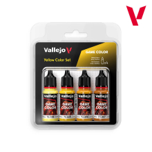VALLEJO 72378 GAME COLOR SET YELLOW 4X18 ML