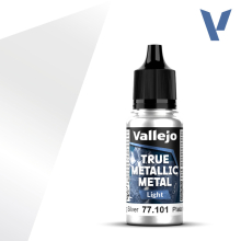 VALLEJO 77101 TMM LIGHT 101-18ML PLATA DE LEY