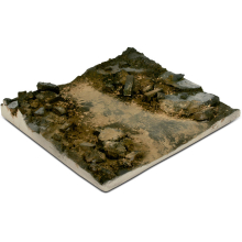 VALLEJO SC002 SCENICS BASE ESCOMBROS 14X14 CM