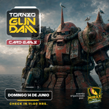 BANDAI TORNEO GUNDAM TCG 02 DOMINGO 14 DE JUNIO