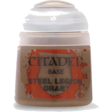 CITADEL 99189950281 BASE STEEL LEGION DRAB 12ML ROW