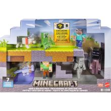 MATTEL JFG66 MINECRAFT PAQUETE CONSTRUCTOR DE MUNDOS DE 3.25 PULGADAS