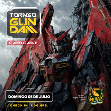 BANDAI TORNEO GUNDAM TCG 03 DOMINGO 05 DE JULIO