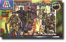 ITALERI 6045 1:72 WWII GERMAN PARATROOPERS FIGURES