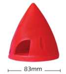 FAI 25183R SPINNER DIAMETRO 83MM RED PLASTIC PLATE