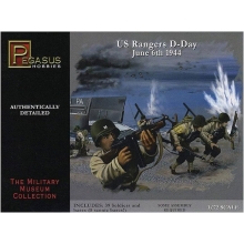 PEGASUS 7351 1:72 D DAY US RANGERS NORMANDY JUNE 6, 1944