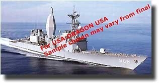 Mirax Hobbies - DRAGON 1018 1:350 USS ARTHUR W RADFORD AEMSS DESTROYER ...