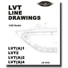 SQUADRON LLP012 1/35 DRAWINGS LVTA1/2/4
